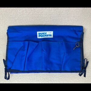 Busy Pockets Bucket Liner Tool Compartment Bag-Blue-Organizer-Storage-Handyman